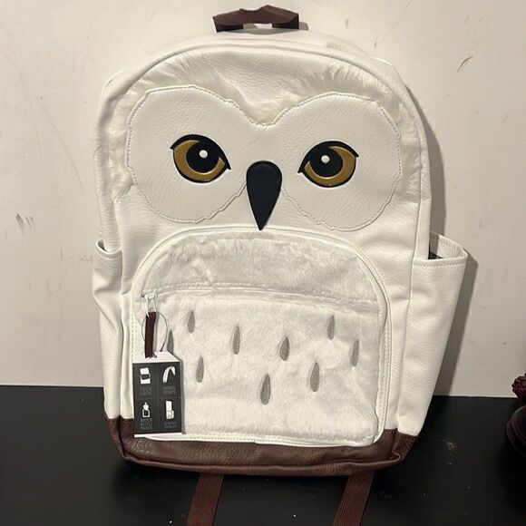 Harry Potter Hedwig Owl Faux Leather School Backpack Brand New with Tags - Picture 1 of 8
